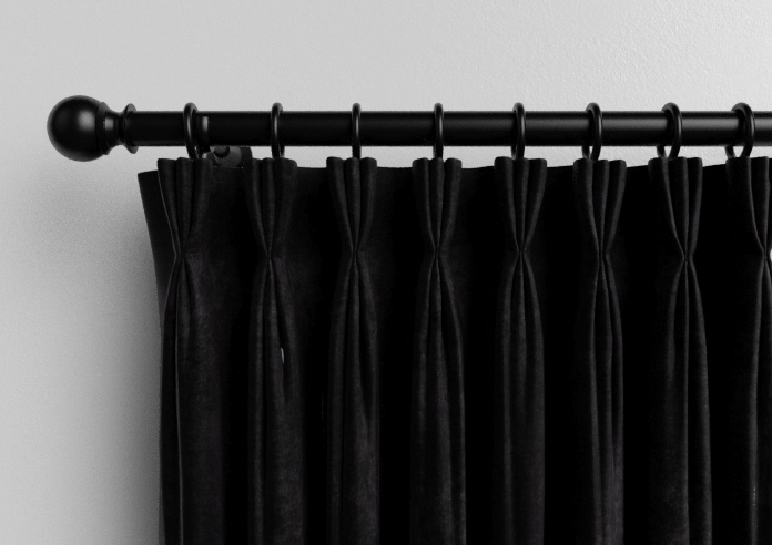 Faux Suede, Black - Made to Measure Curtains - Image 11